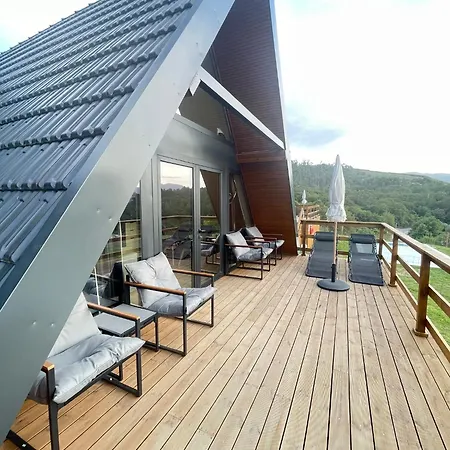 Luna In Rio A-frame Wi-fi Fibra Aquecimento Vista Rio E Montanha Pnpgeres Ponte da Barca