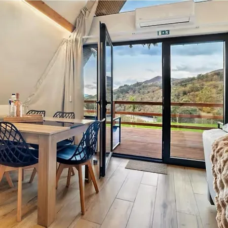 Luna In Rio A-frame Romantica No Geres Com Vista Rio Ponte da Barca