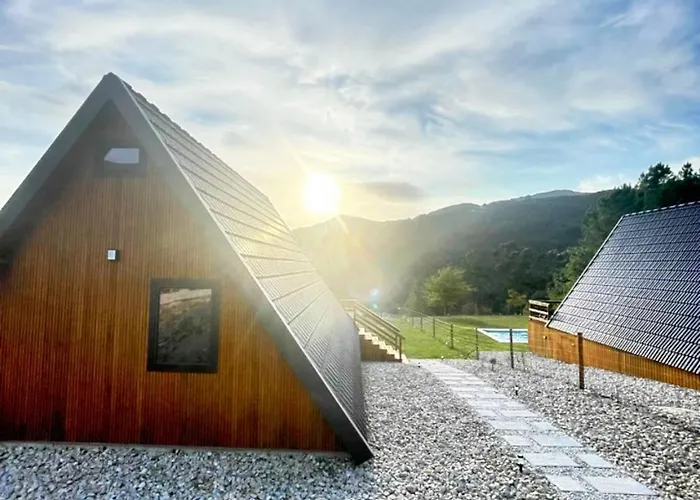 Luna In Rio A-frame Romantica No Geres Com Vista Rio Ponte da Barca