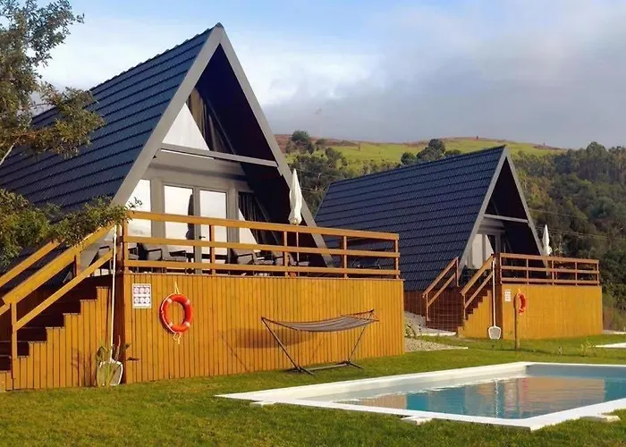 Chalet Luna In Rio A-frame Romantica No Geres Com Vista Rio Ponte da Barca